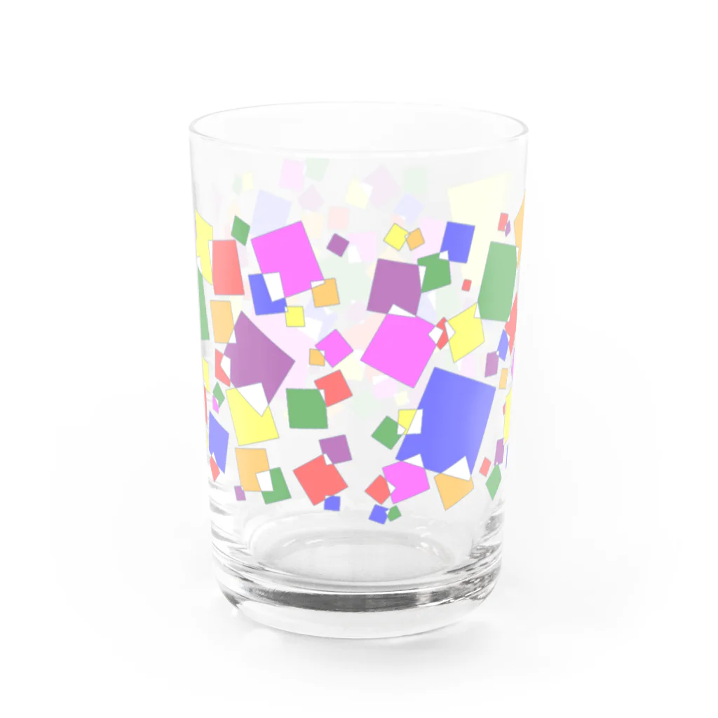 からふるのからふるすくえあ Water Glass :back