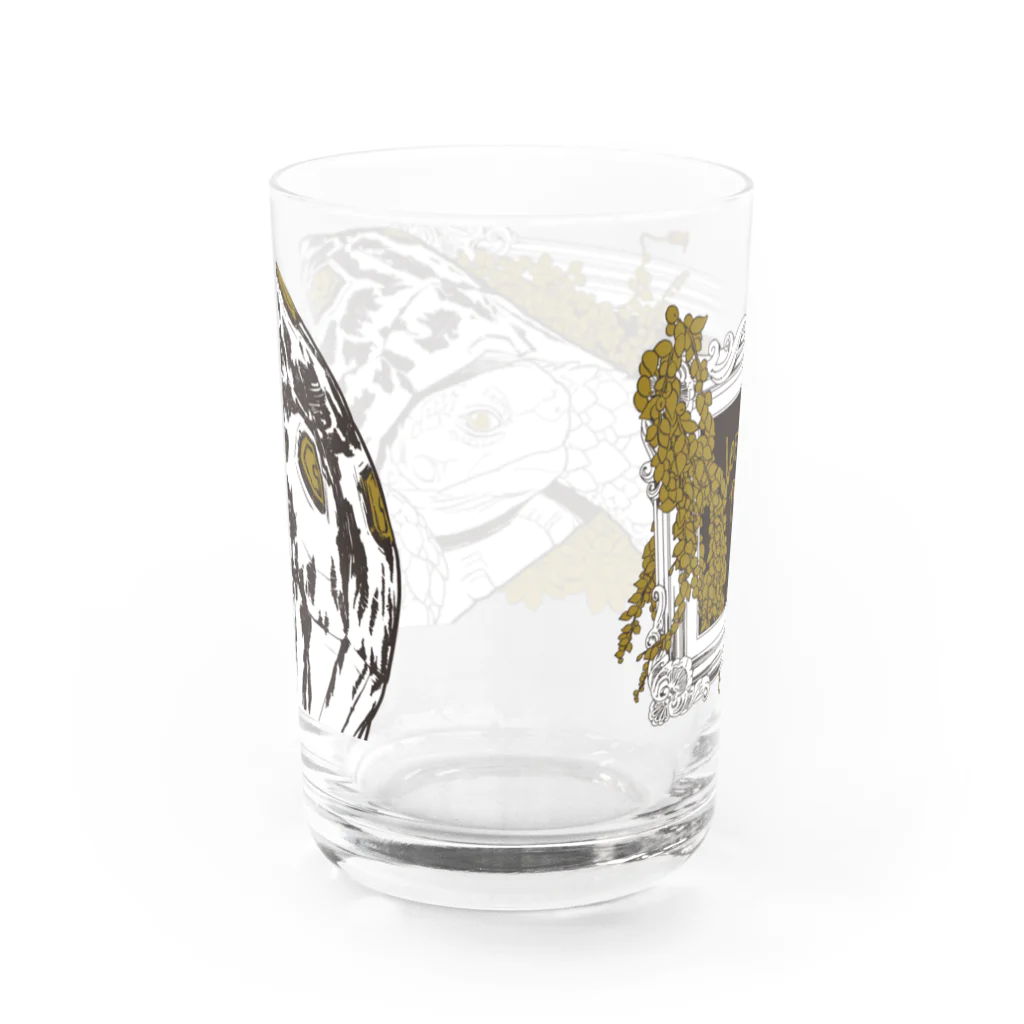 mado-pipippi-shopのヒョウモンリクガメ-WT01 Water Glass :back