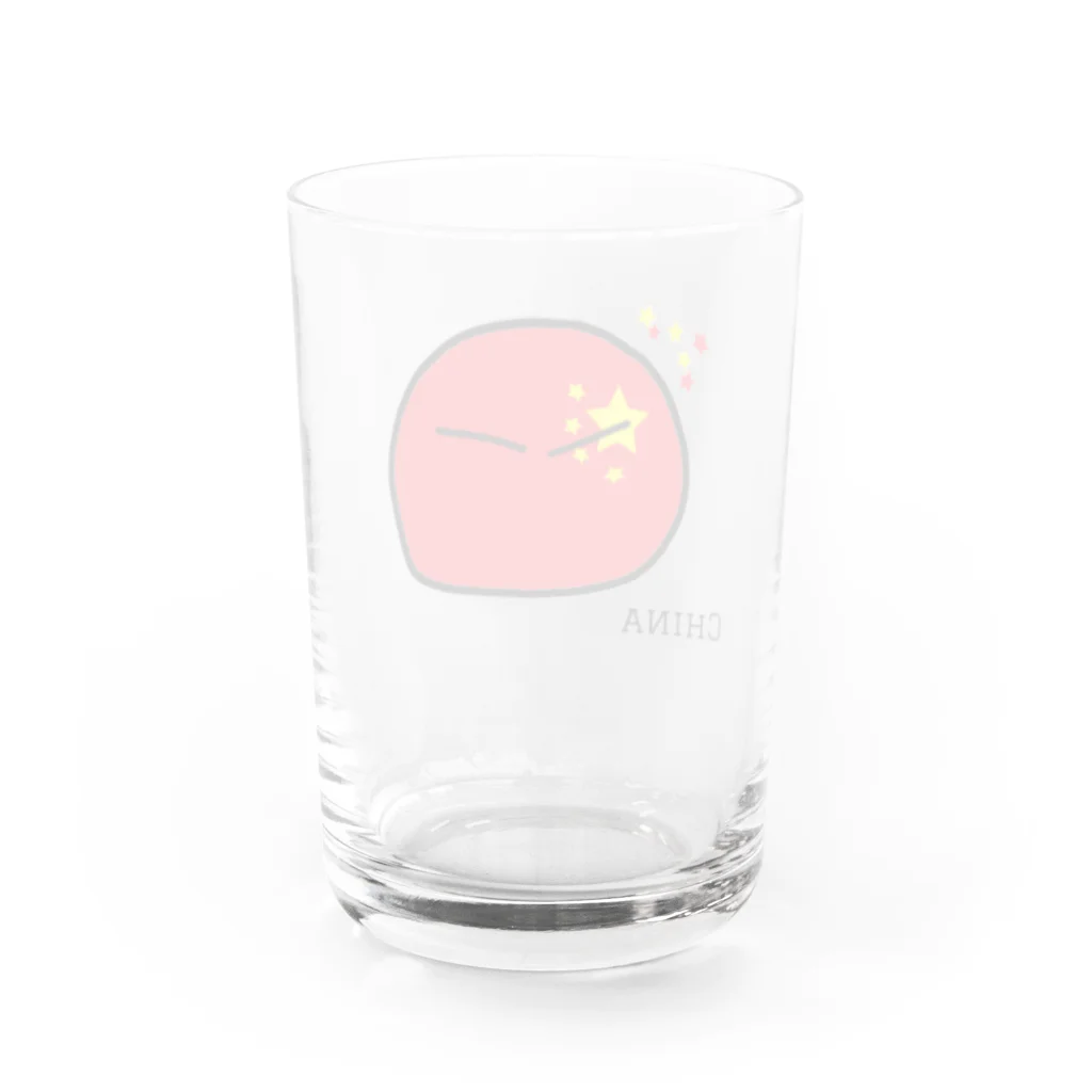 ポーランドボールSHOPのちゅーごく（China） Water Glass :back