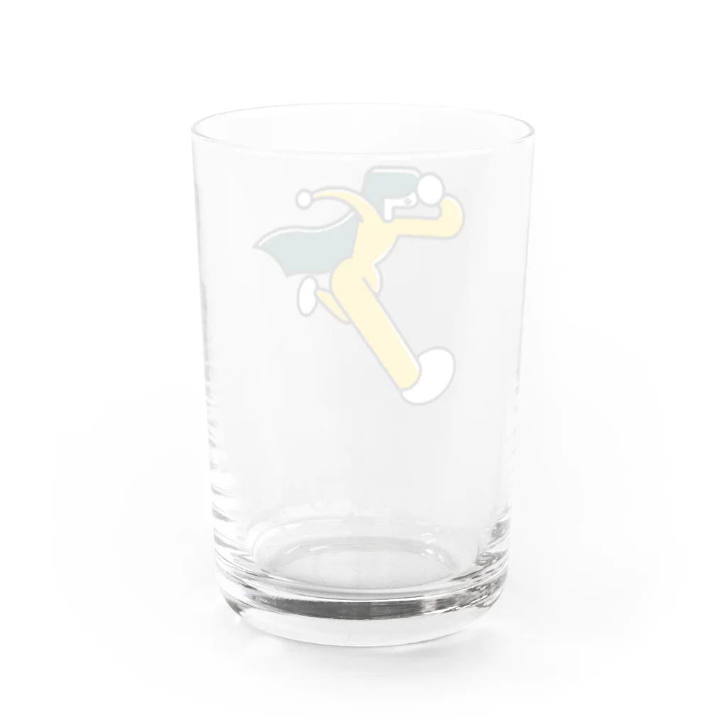 なるこの颯爽と駆け抜ける女 Water Glass :back