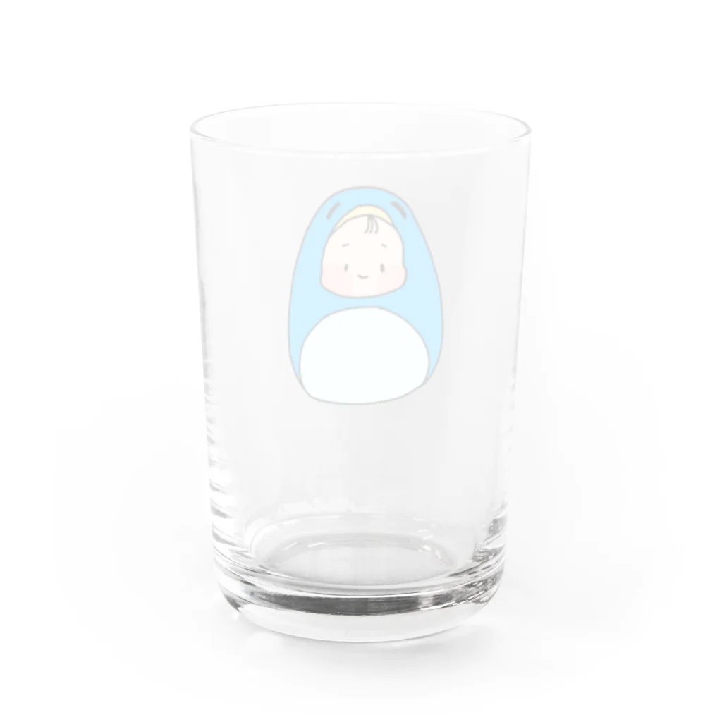 ふなこの赤ちゃんペンギン Water Glass :back