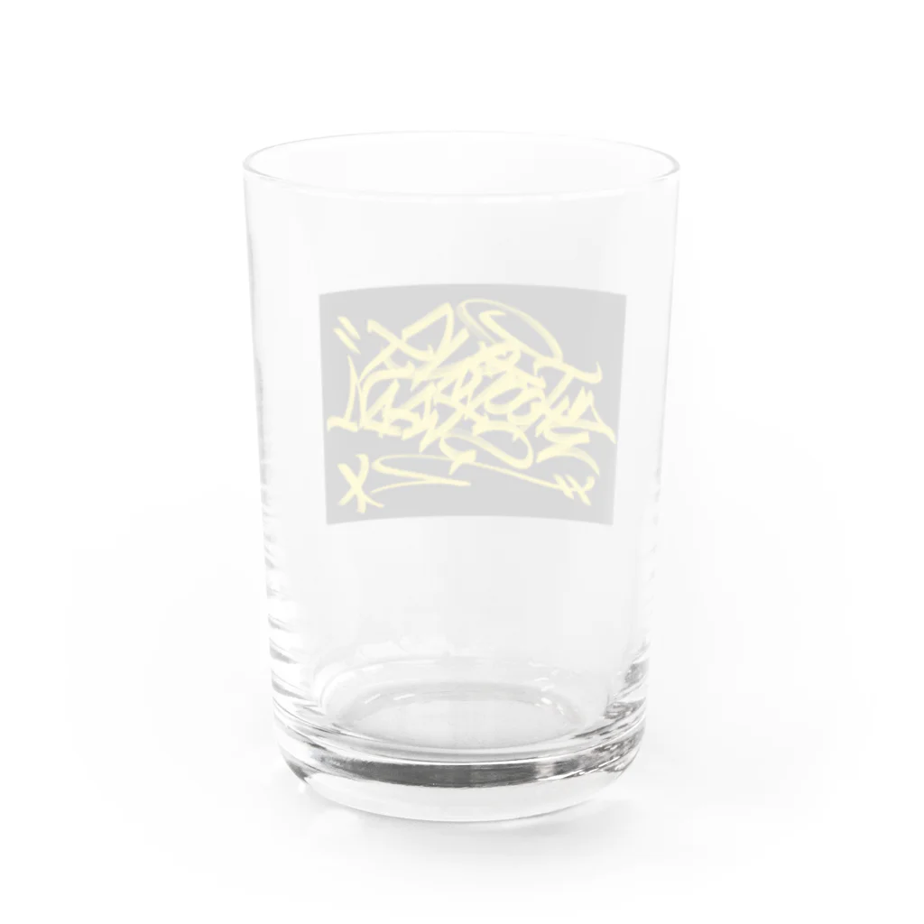 Soda Letter Works のナガレボシ Water Glass :back