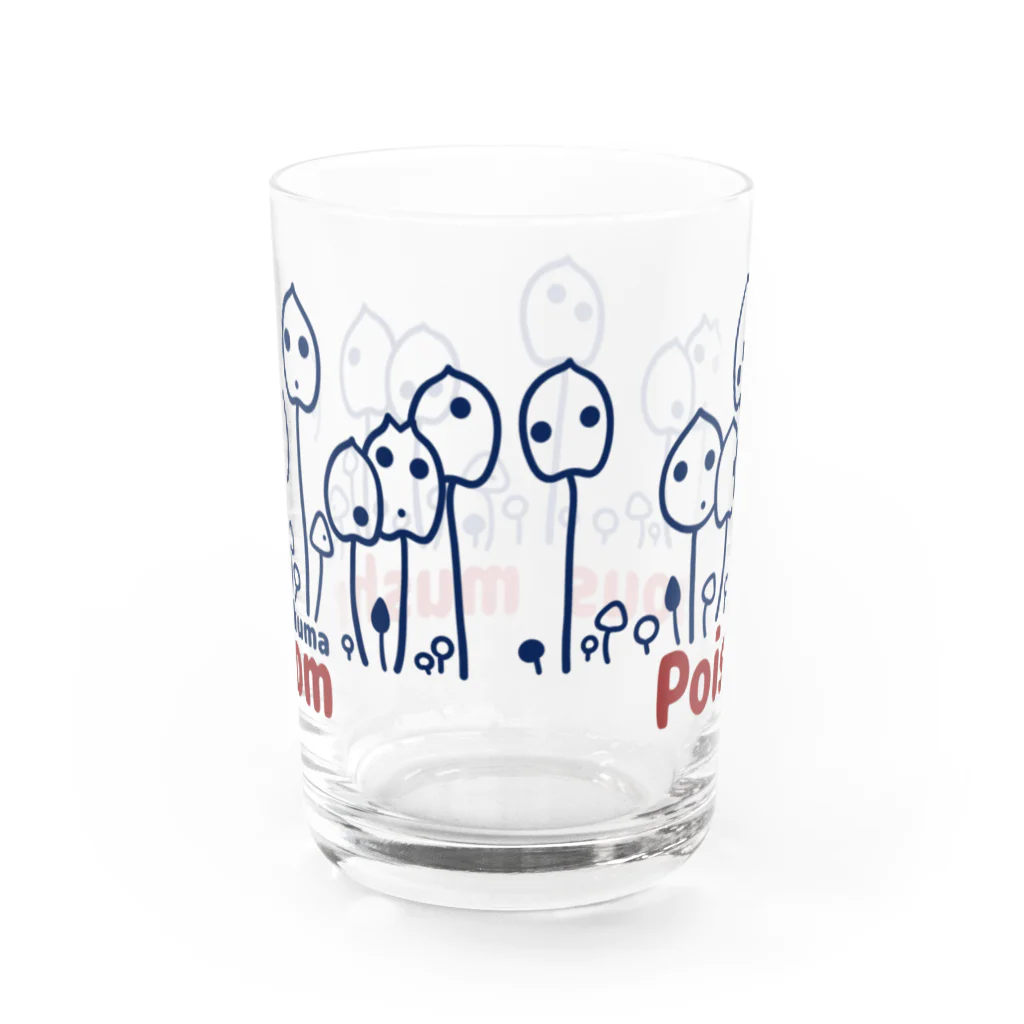 mkumakumaの毒キノコ２ Water Glass :back