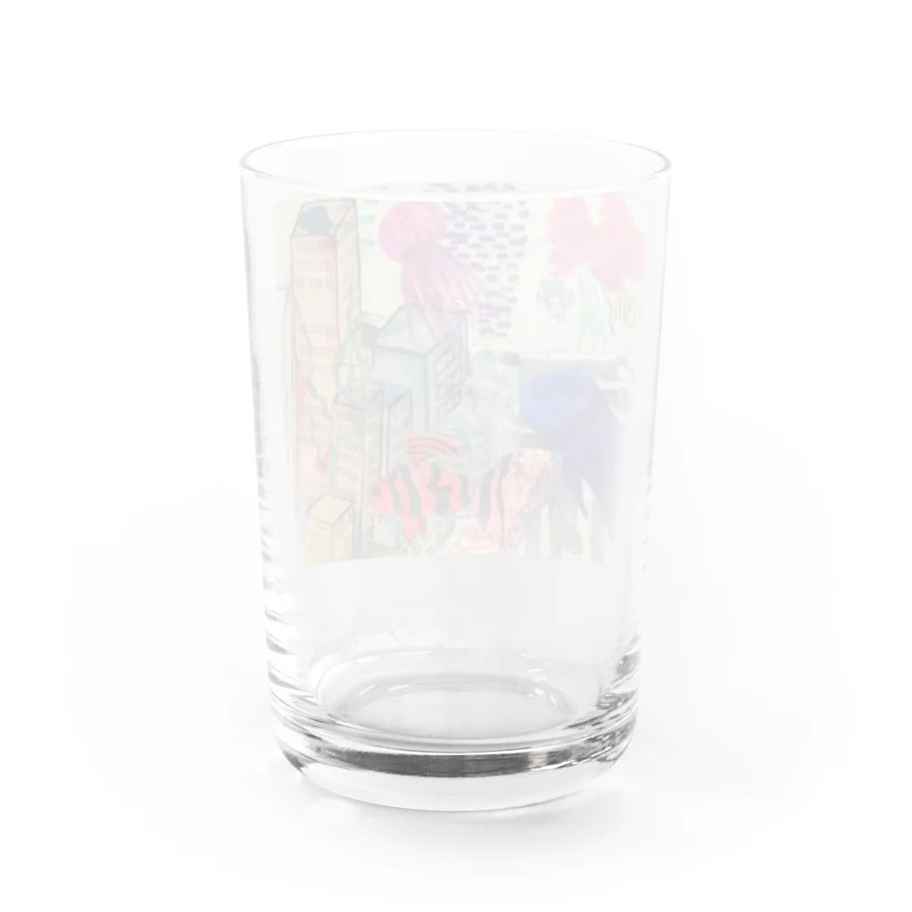 小6自閉スペクトラム症の女の子のお部屋の海都会統一 Water Glass :back