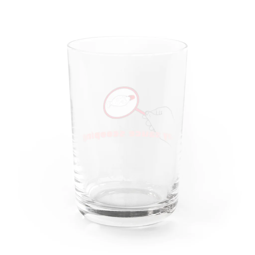 ヘンテコデザイン専門店　SYUNLABOの醤油差し掬い Water Glass :back