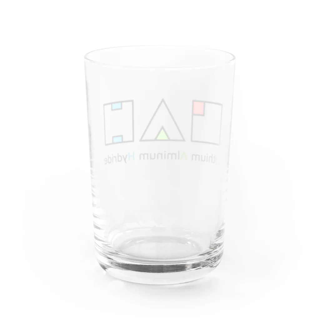 ちっそのらー Water Glass :back