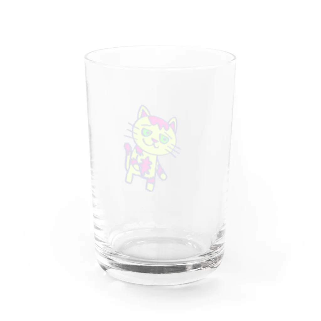 nekonekonekoのリヴァネコ Water Glass :back