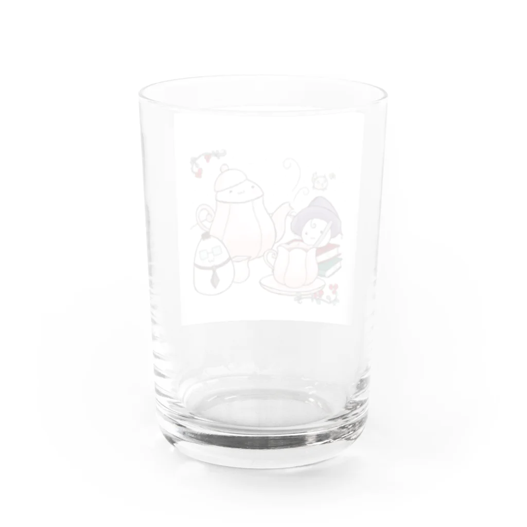 うぺぺしょっぷのうペしさんのティータイム Water Glass :back