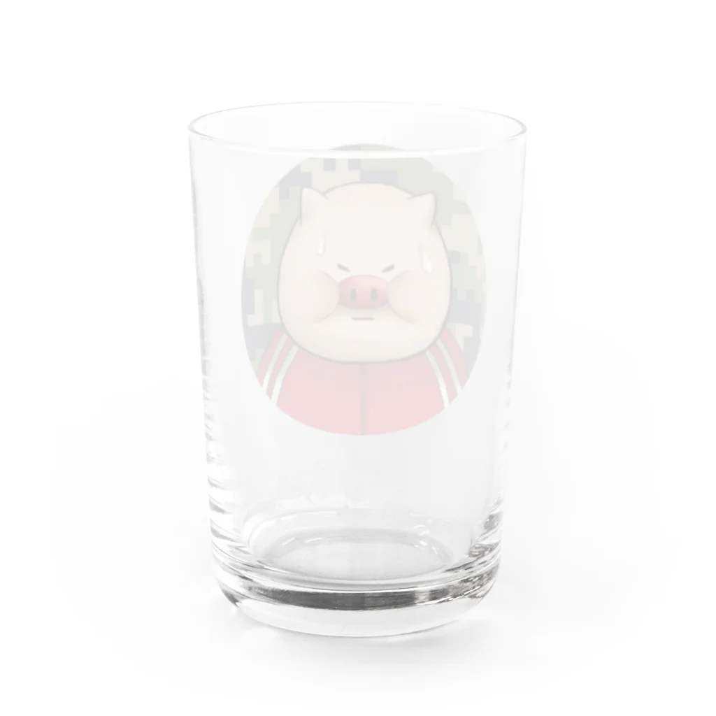 ぶったチャンネルのぶった汗迷彩Ver Water Glass :back