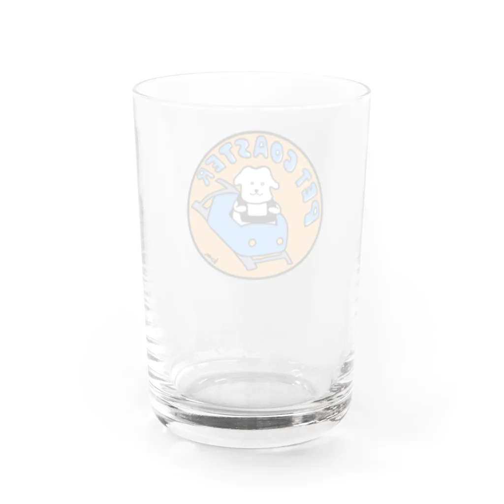 くるまのPET COASTER Water Glass :back