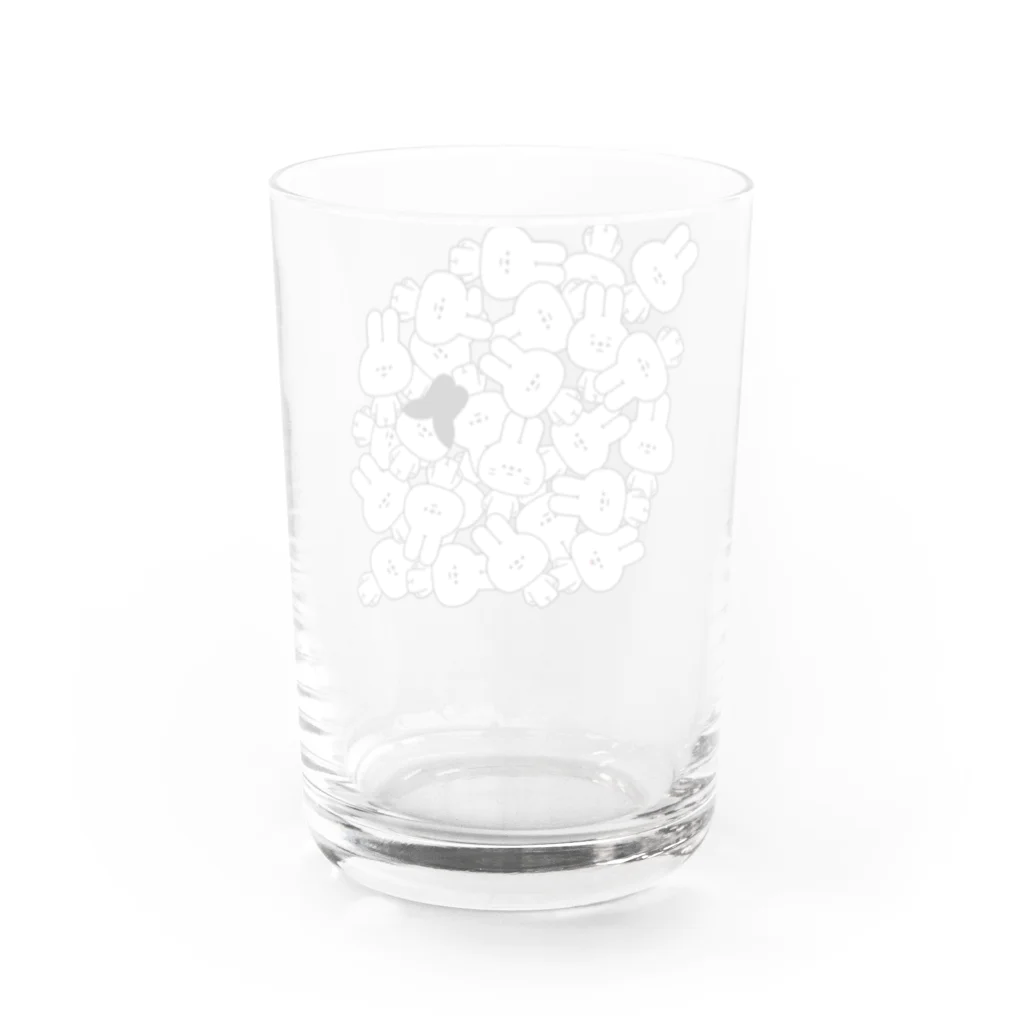 こつｗのおみせの量産うさぎ 量産 Water Glass :back