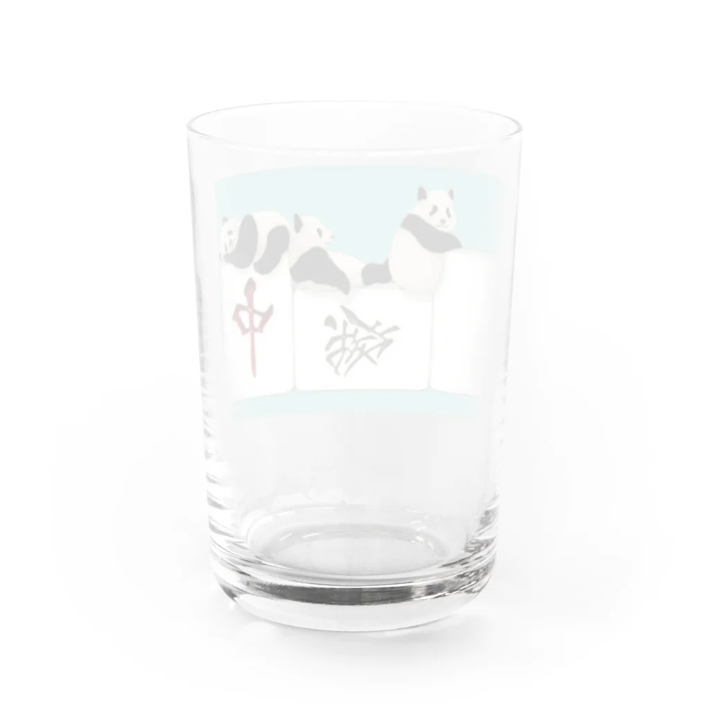 Laminaの大熊猫×白發中 Water Glass :back