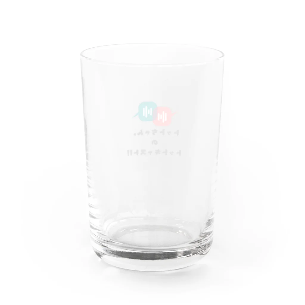 トットちゃん。のお店のトットキャスト!!ロゴグッズ Water Glass :back