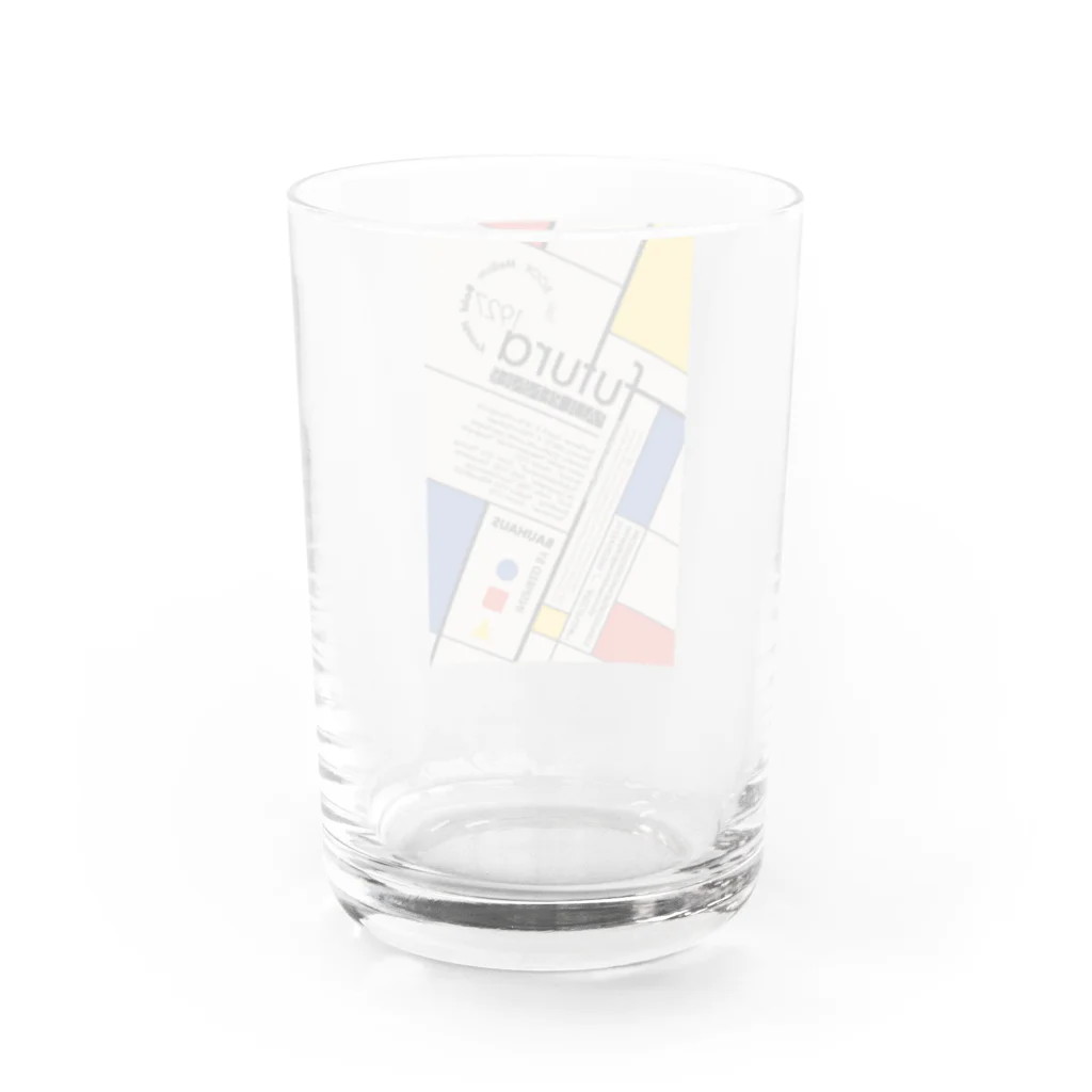 No.30_DesignWorks typographyのFutura Typography Design  Water Glass :back