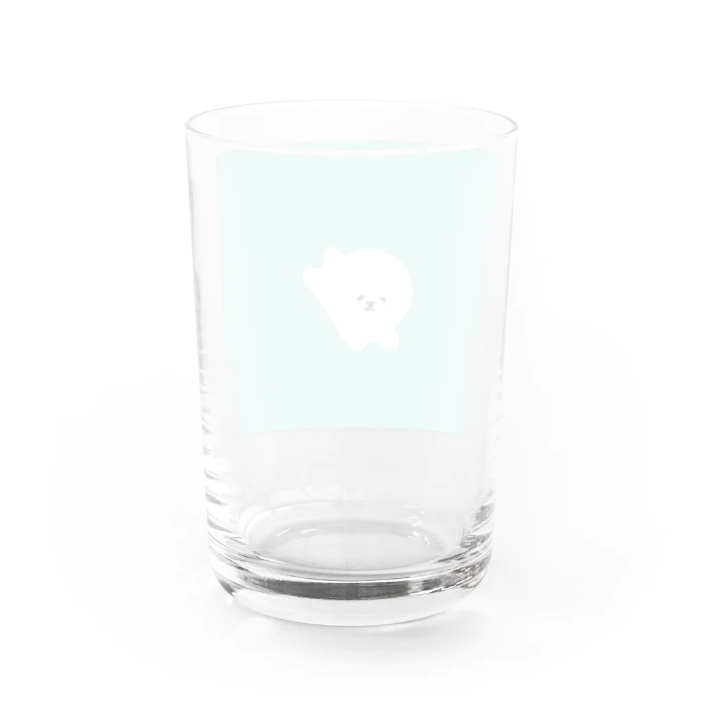 プティのビションフリーゼ Water Glass :back