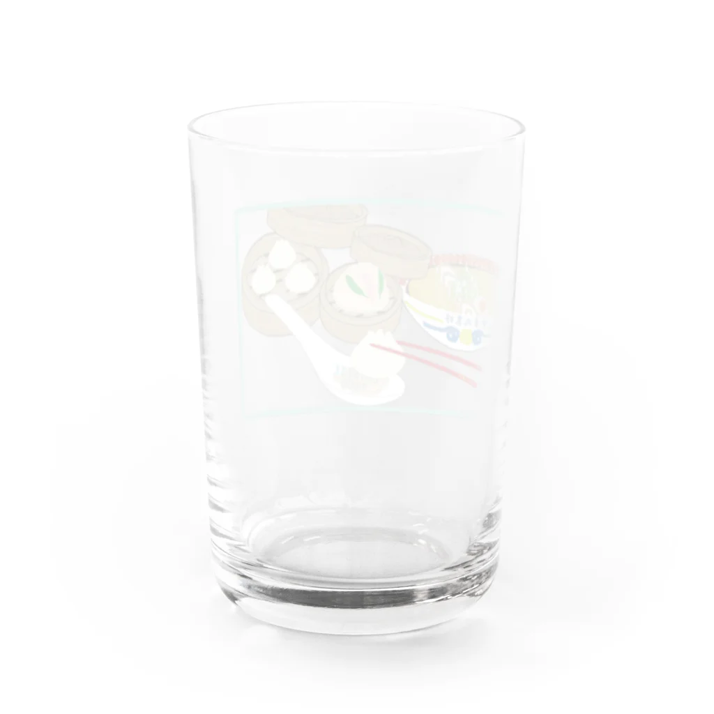 中華サークルの中華料理大好き Water Glass :back