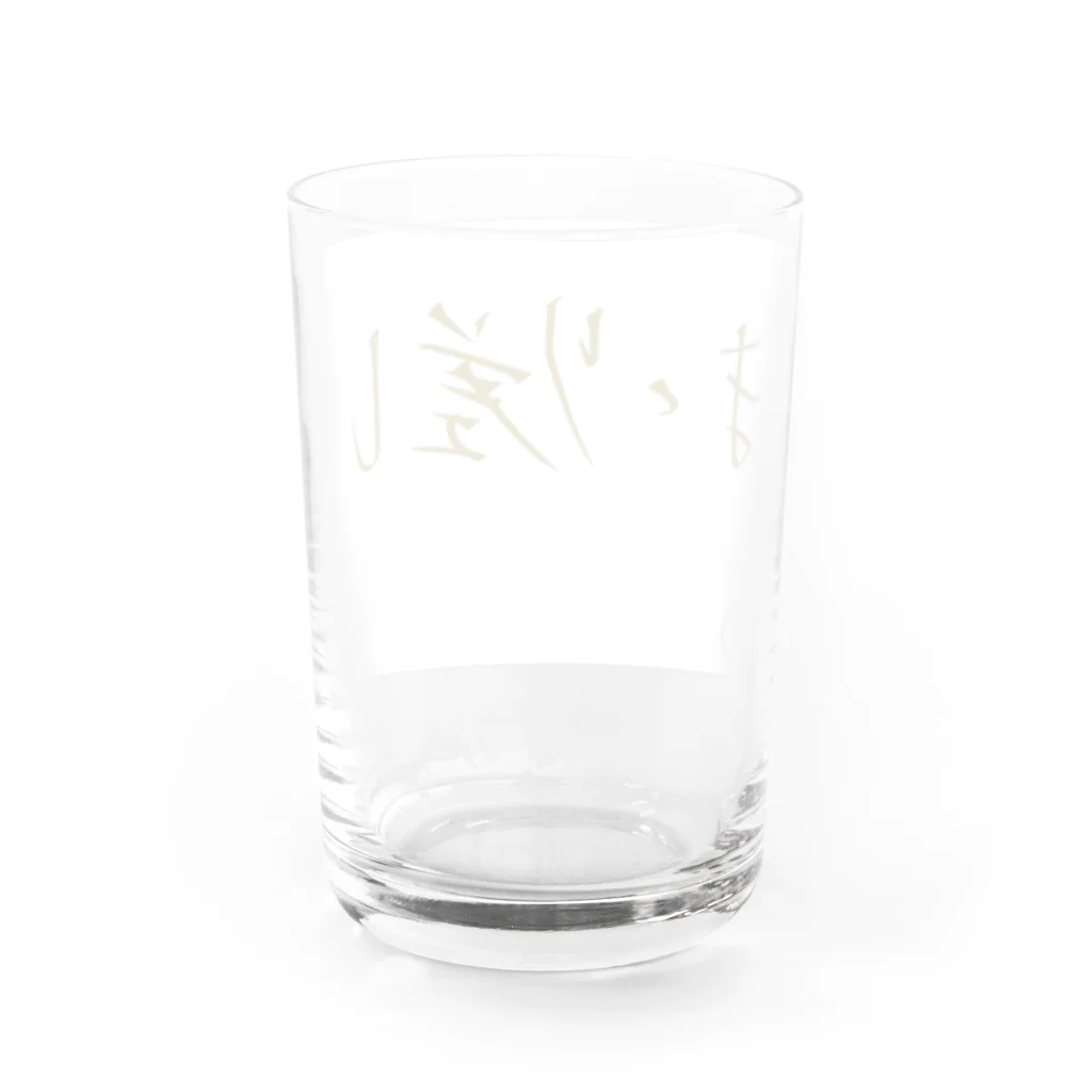 ボートレース好きのまくり差し Water Glass :back