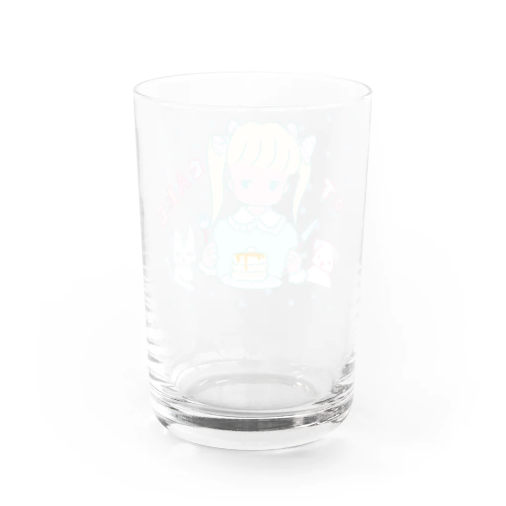 munielのホットケーキ Water Glass :back