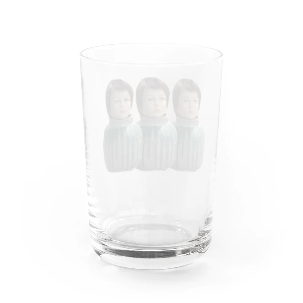 fukukita_inuのマネキンの末路×3 Water Glass :back