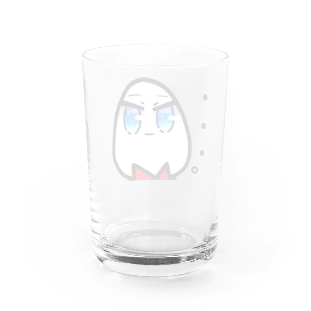 たいもの部屋のまがおのゆでたまごちゃん Water Glass :back