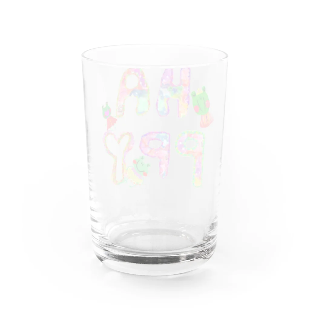 カエルモチーフオリジナル制作専門店のオリジナルのカエルちゃん♡♡🐸 Water Glass :back