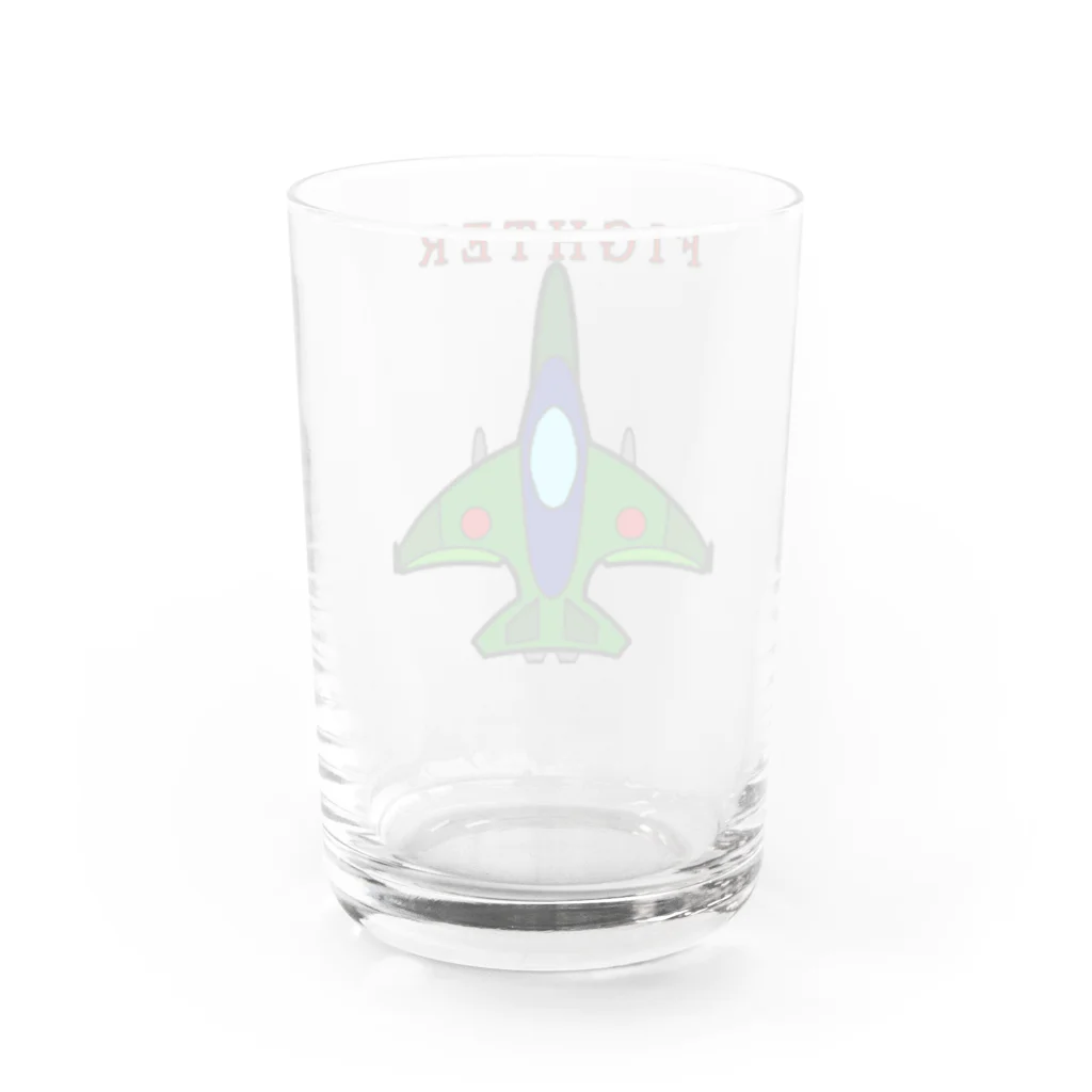 GREAT 7の戦闘機 Water Glass :back