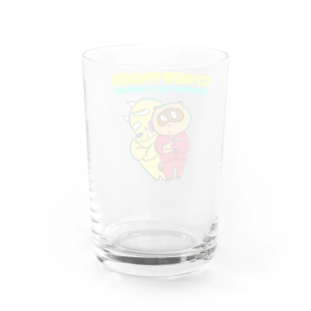 あし湯飯店  いやげ物POPUPのサイバータイアパ Water Glass :back