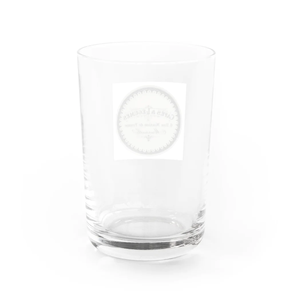 YS VINTAGE WORKSのフランス・マルセイユ CAFE Marseille  Water Glass :back