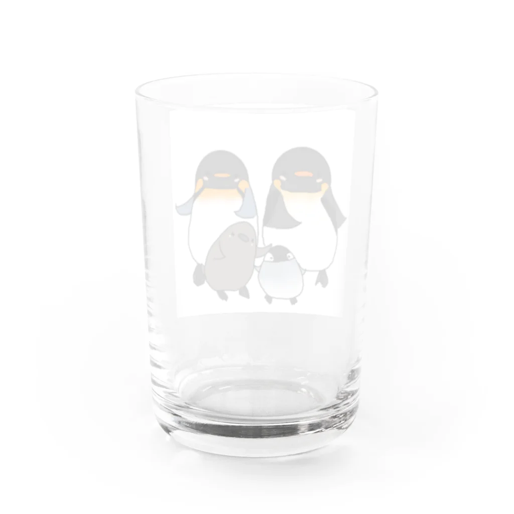 Ackreiのこうていペンギン　おうさまペンギン グラス反対面