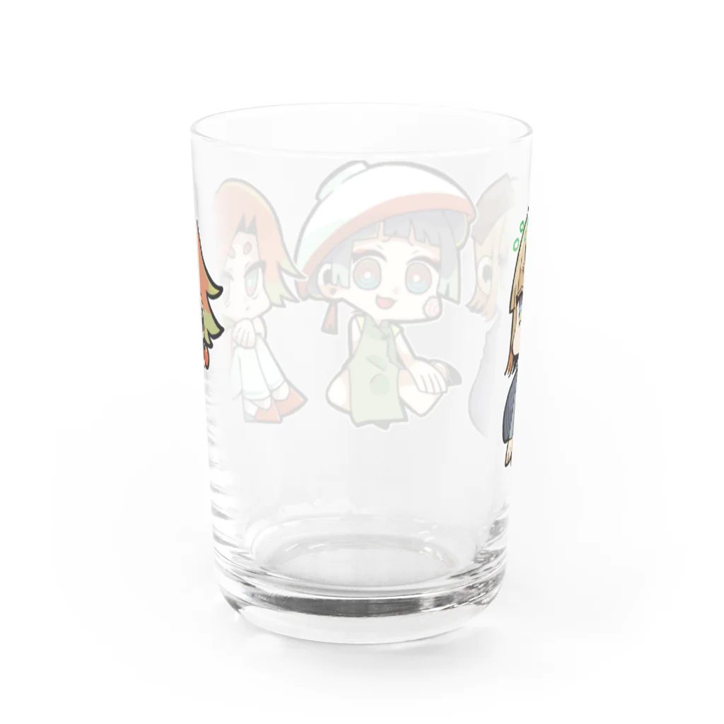 日常かんぱにー@BOOTH開店中のぬ～がるず Water Glass :back