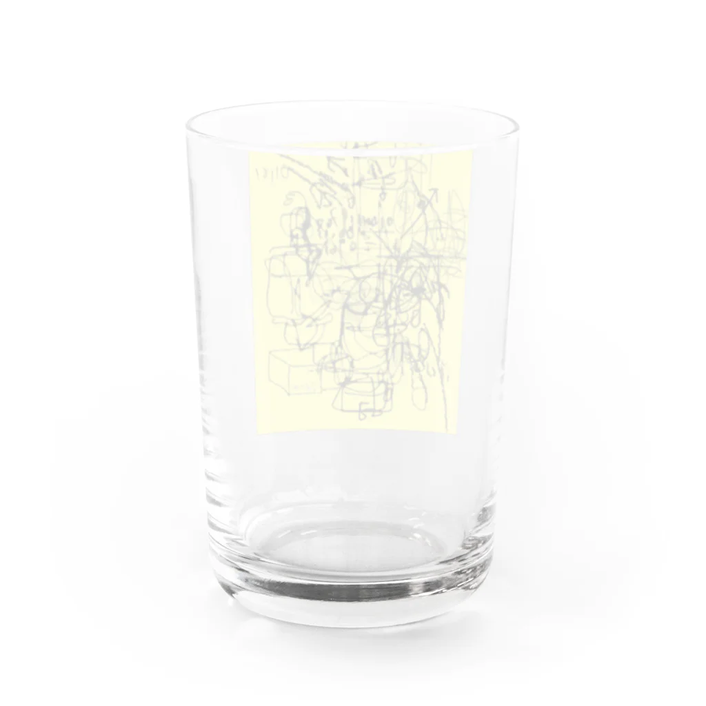 MikaTamo totally hobbyのMathematics Yellow 小物 Water Glass :back