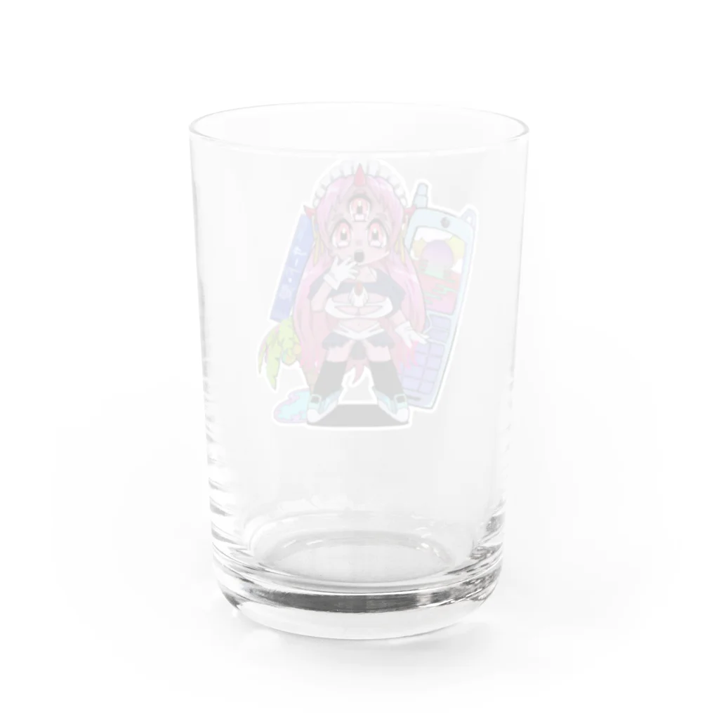 HOTELサード•愛の見つめる三つ目ちゃん Water Glass :back