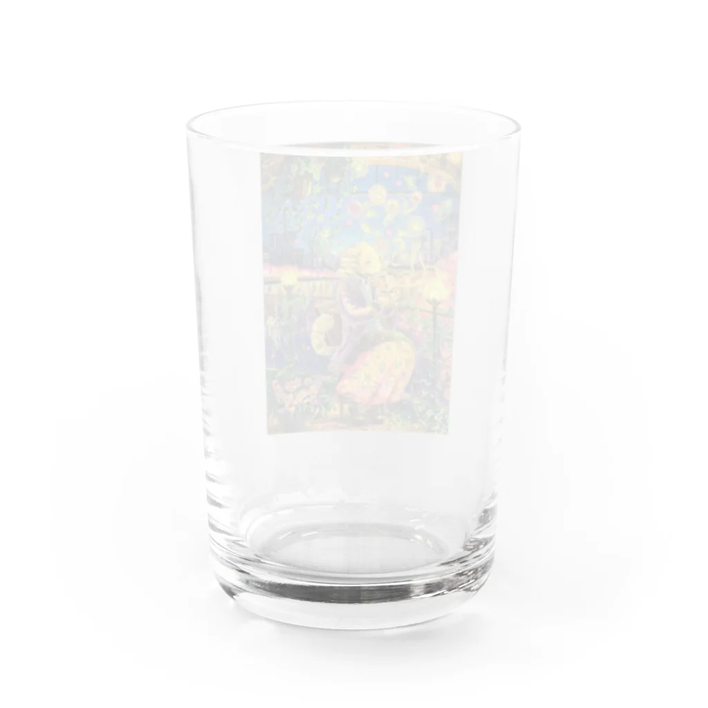 🌿Art shop Kano🌿の夜更けの珈琲 Water Glass :back