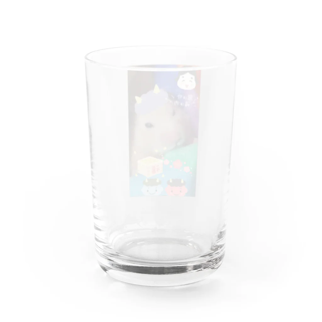 ゆっさんNYR-YUNのキンクマハムスターのなのくん Water Glass :back