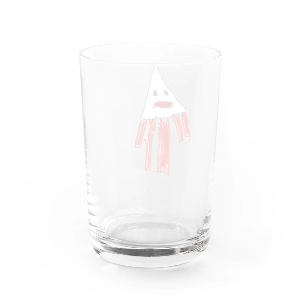 spino_worksのイカはいかが？ Water Glass :back