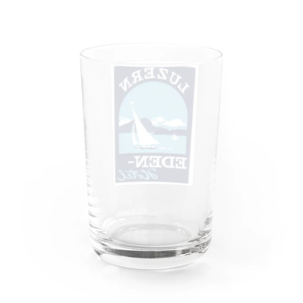 YS VINTAGE WORKSのルツェルン　エデン・ホテル Water Glass :back