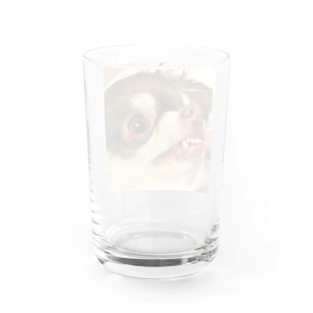 Totemo Yogozansu Shopのおぞましい顔 Water Glass :back