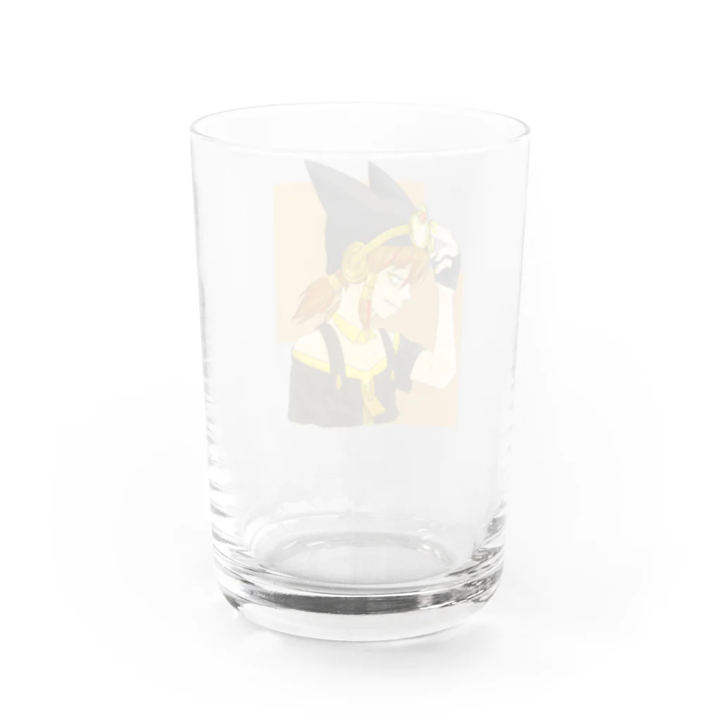 わさびもちの気まぐれ屋の気だるげな猫耳女子 Water Glass :back