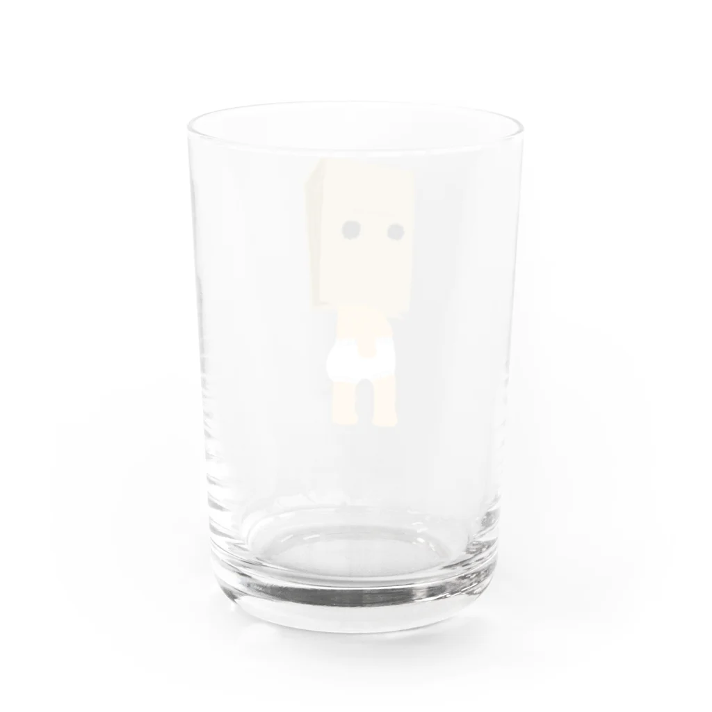 Mrs.Bean/ミセスビーンの袋仮面ベビー Water Glass :back