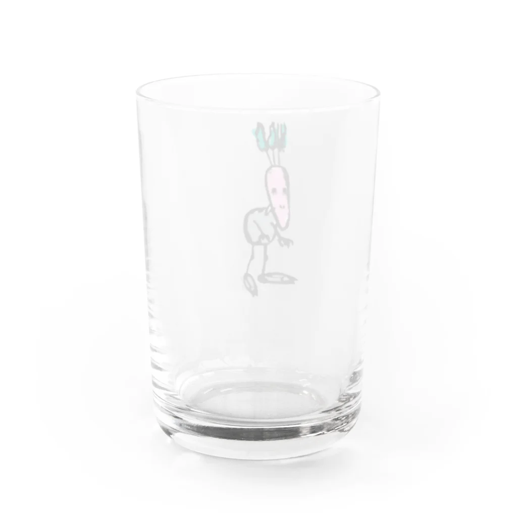 ヒカリアレのにんじん Water Glass :back