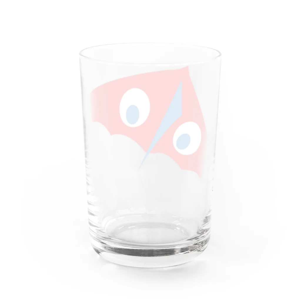 キッズモード某の赤いカイト(ソロ) Water Glass :back