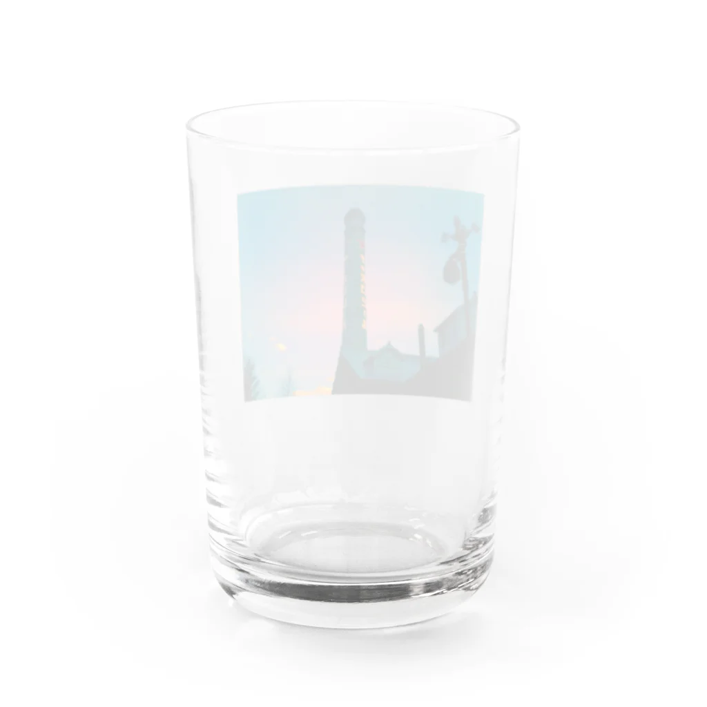 まゆきちのサッポロビール園 Water Glass :back