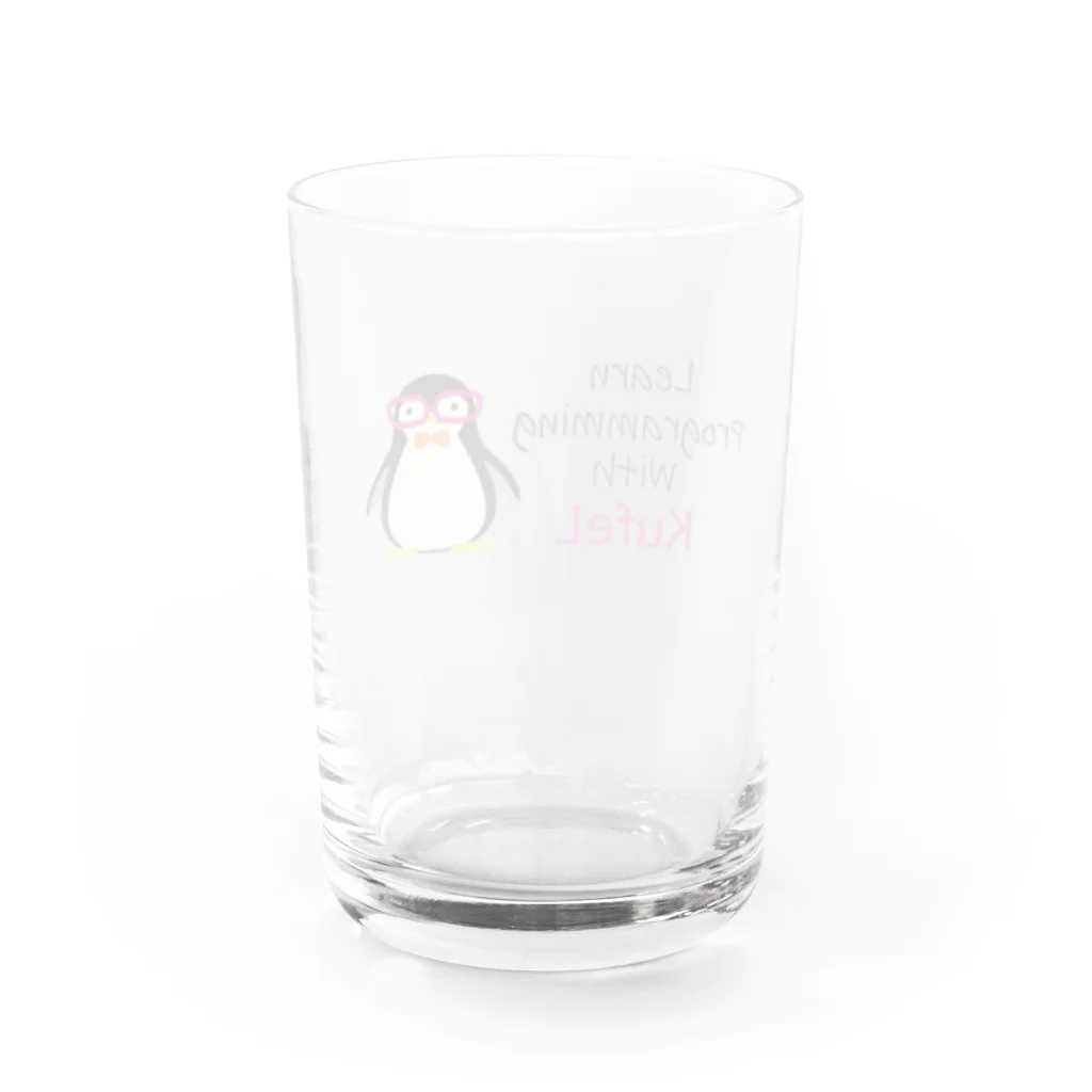 クフェルのペンギン先生（英語） Water Glass :back