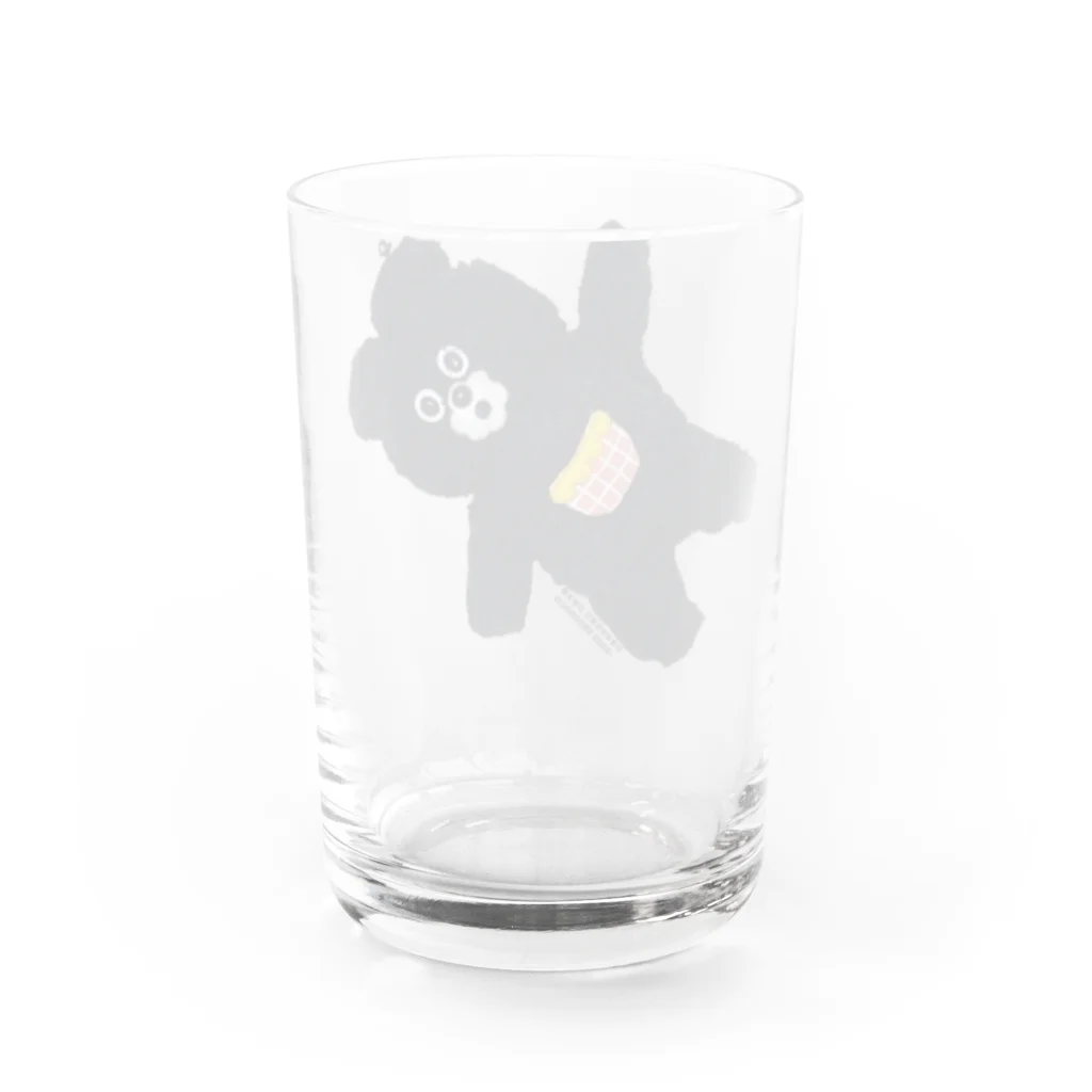 凸凹ショップのひまのかたまり ひま太郎 「いえーい！」 Water Glass :back