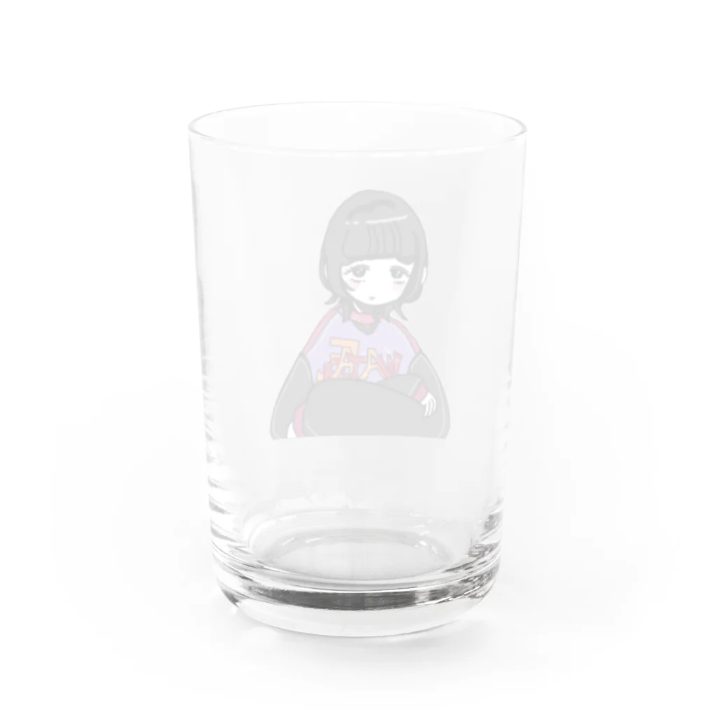 ひざの裏の店のらっぱーちゃん Water Glass :back