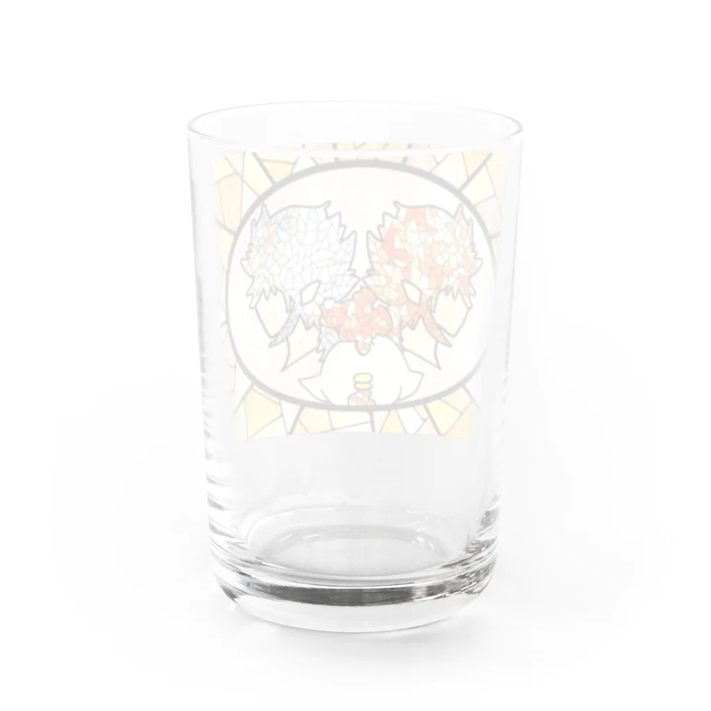 蒼空のSKYSTORYステンドグラス Water Glass :back