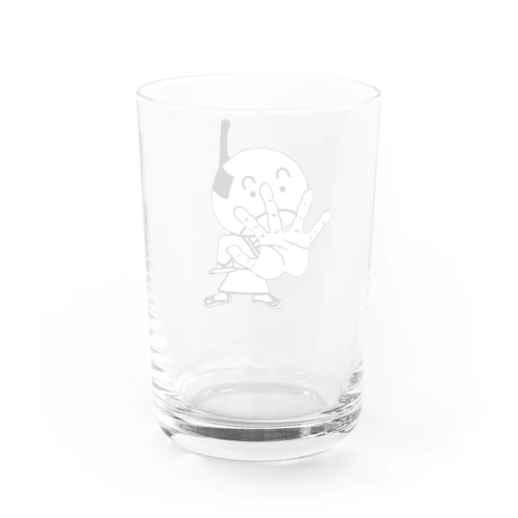 【戦国庵】のさむらいくん Water Glass :back