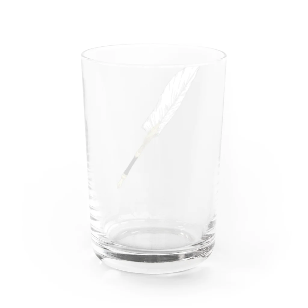 wacaocacaoのWriting Water Glass :back