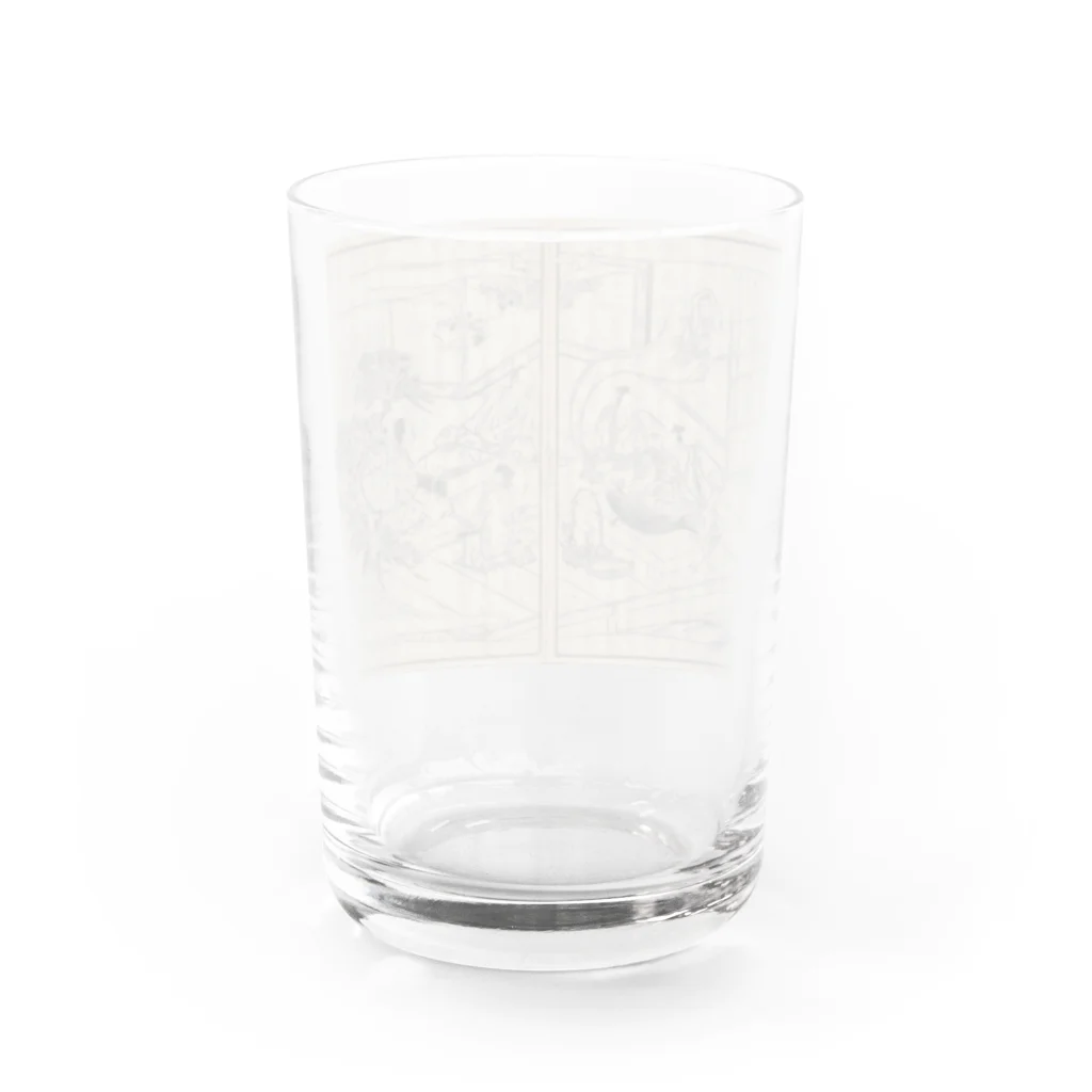 メディア木龍・谷崎潤一郎研究のつぶやきグッズのお店の夢応の鯉魚L Water Glass :back