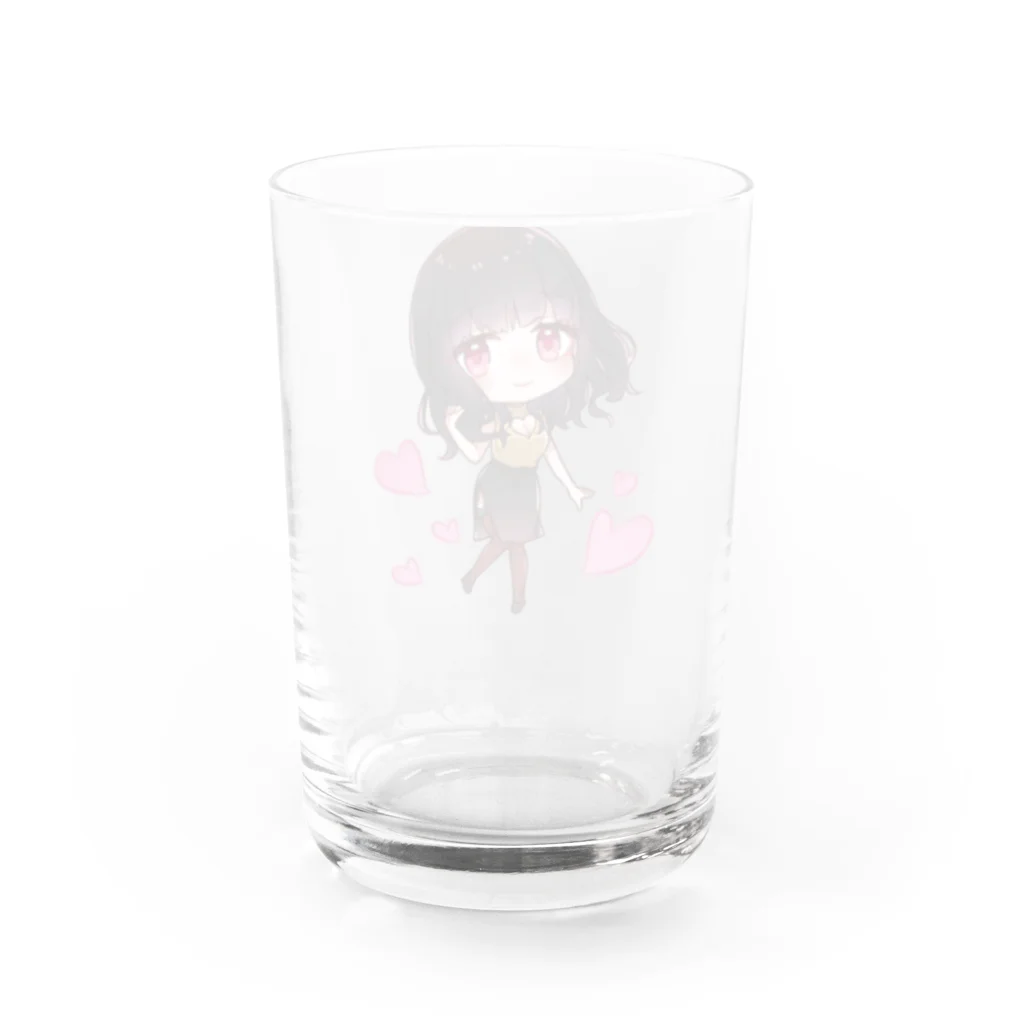 金美館通りの藤村さんショップの金美館通りのちび村さん Water Glass :back